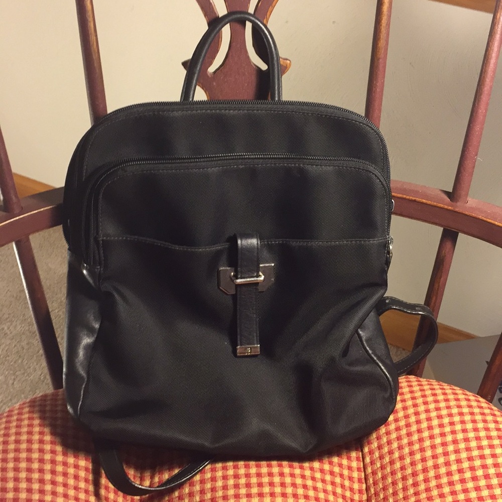 ❤️ Etienne Aigner-Leather Trim~Awesome Back Pack❤️